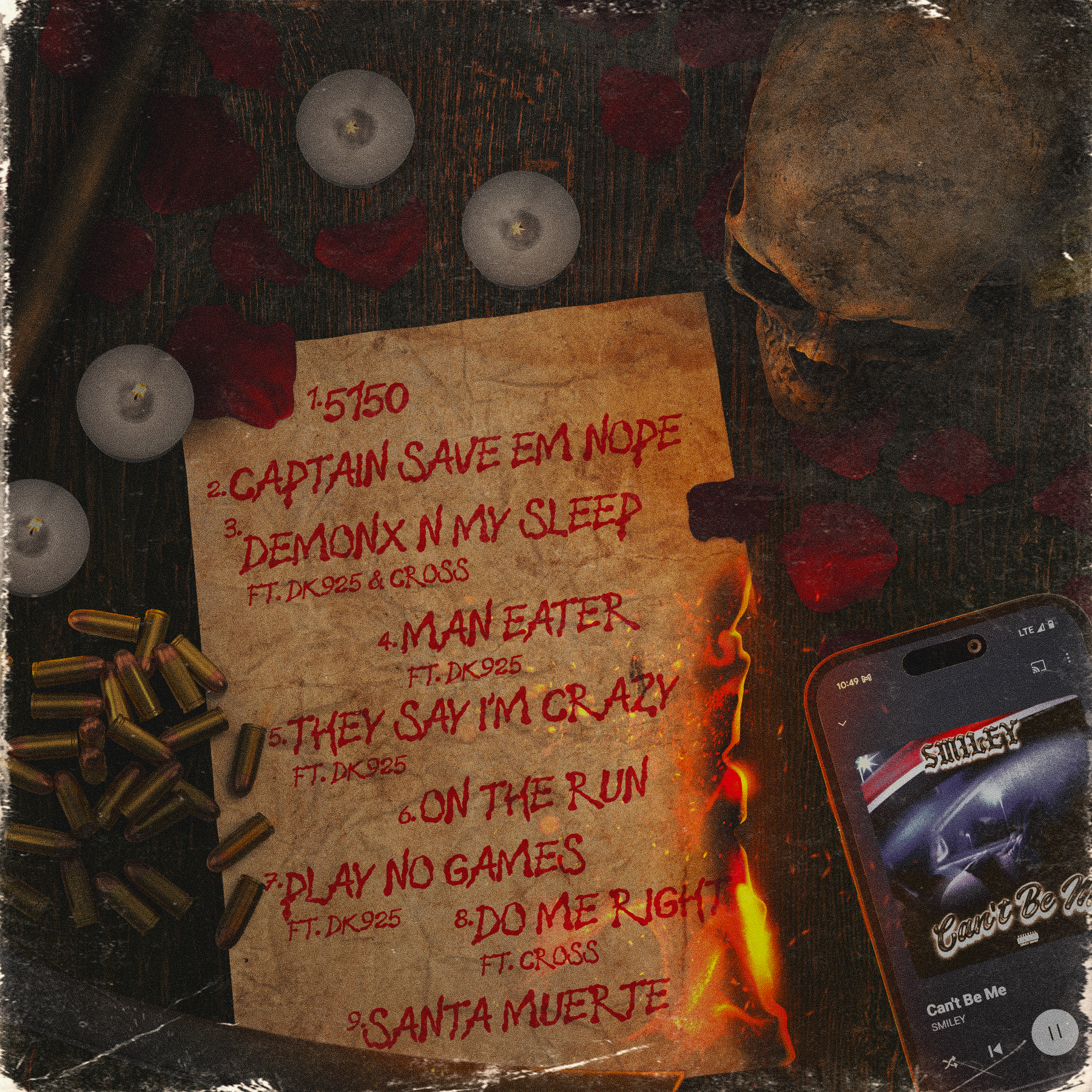Self Explanatory track list artwork
